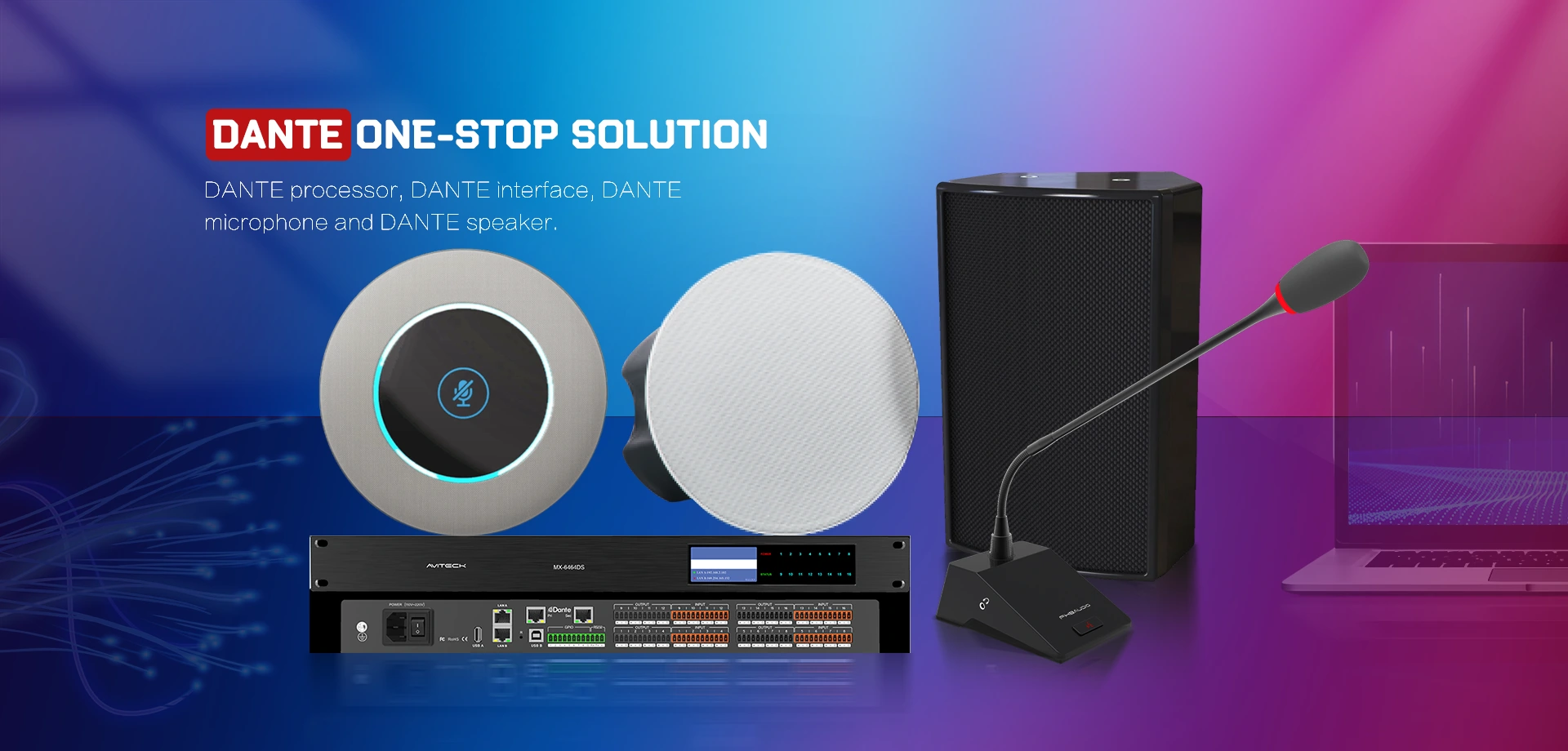 Produsen Antarmuka Audio Dante Cina