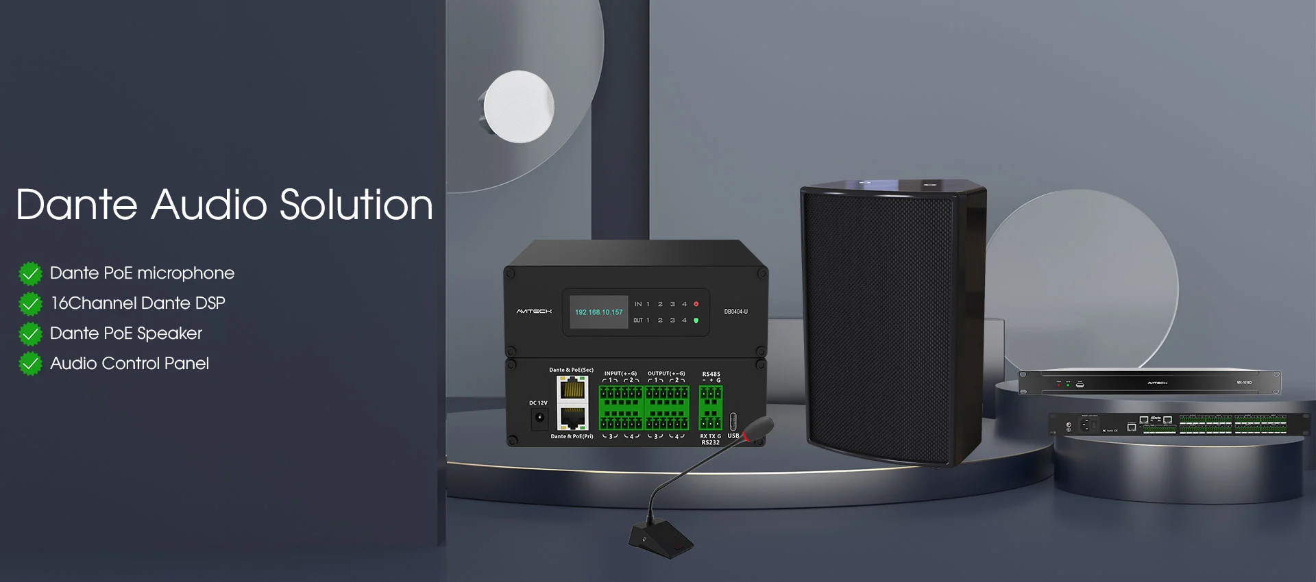 Solusi Audio Dante yang andal