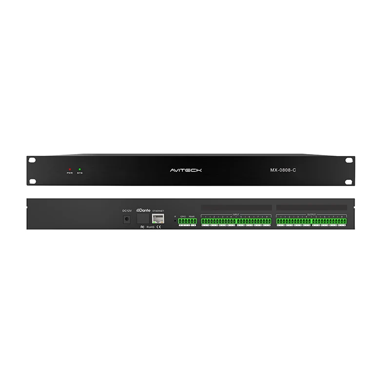 Apa yang Membuat Prosesor Audio Jaringan 12V Dante 8 in 8 Out Penting untuk Sistem AV Modern?