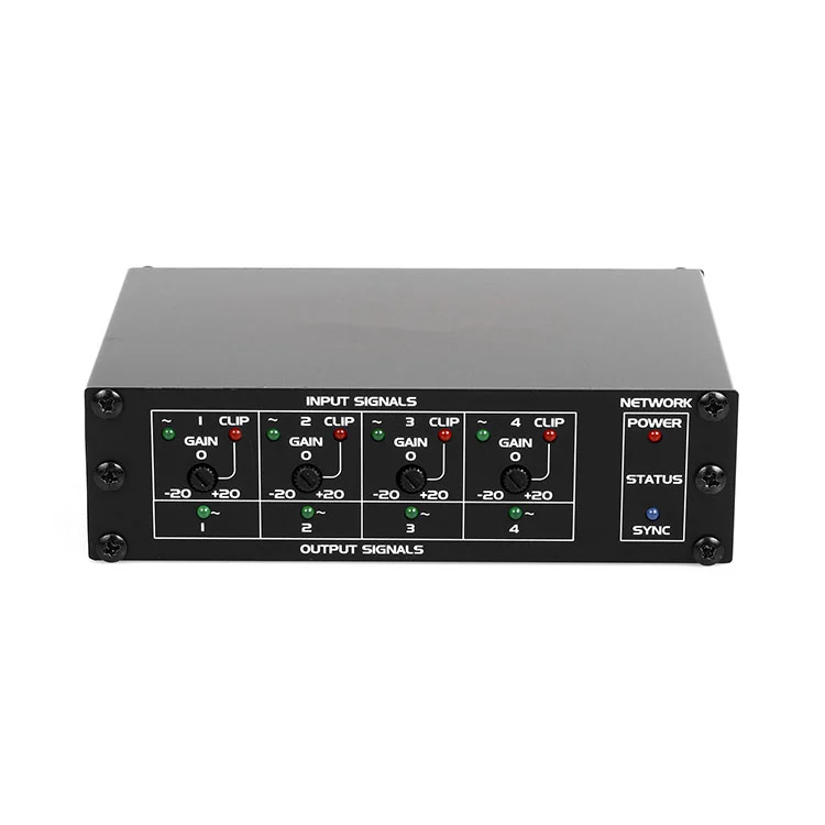 4 Mic dan Line Input Dante Interface